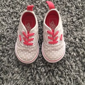 Vans toddler shoes size 5